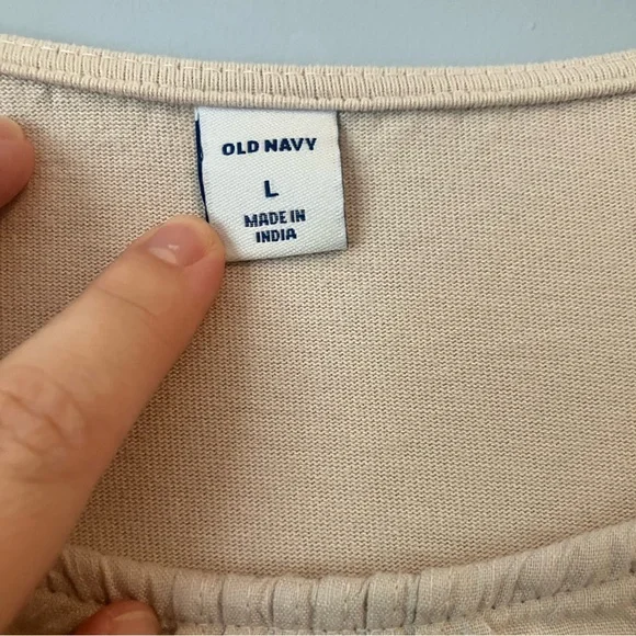 Old Navy Grey Lace Accent Top - Picture 4 of 7